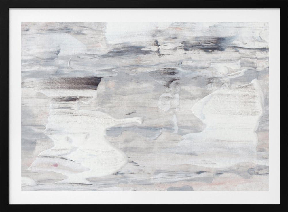 Fluid Brushstrokes with Muted Tones | Poster