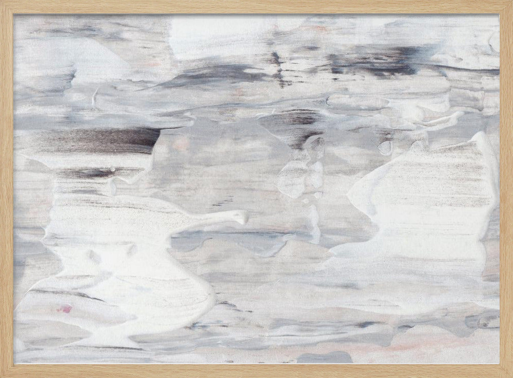 Fluid Brushstrokes with Muted Tones | Poster