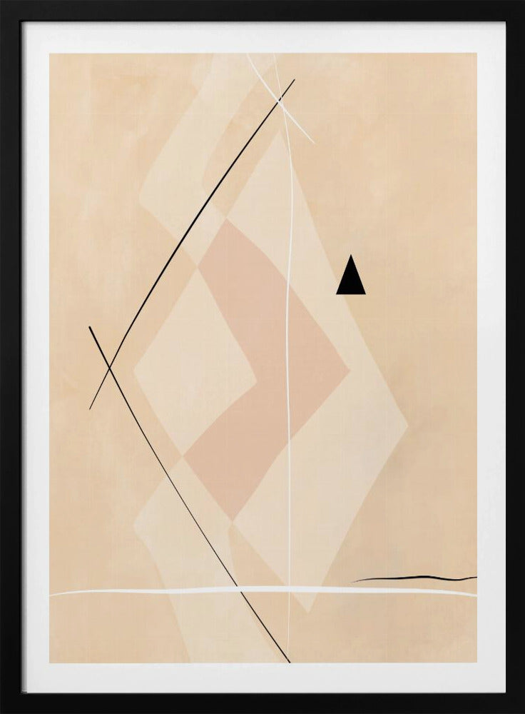 Geometric Shapes And Intersecting Lines | Poster