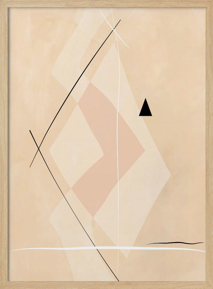 Geometric Shapes And Intersecting Lines | Poster