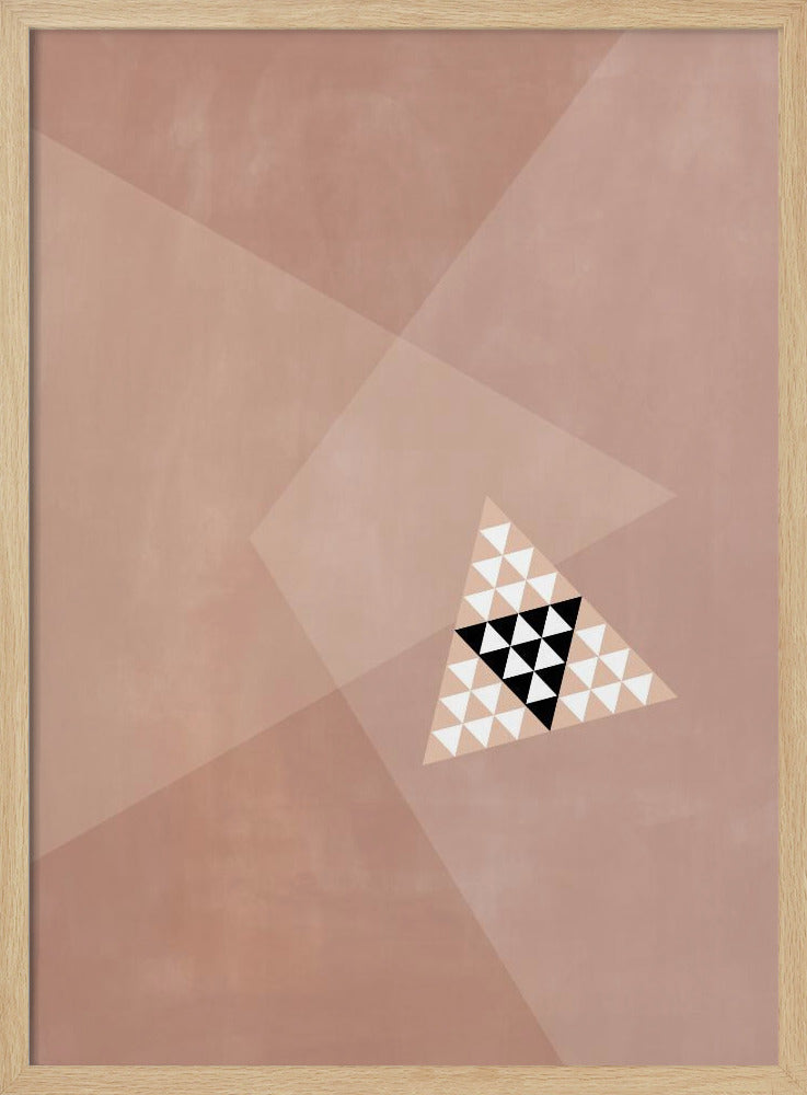Geometric Design With A Central Triangular Pattern | Poster