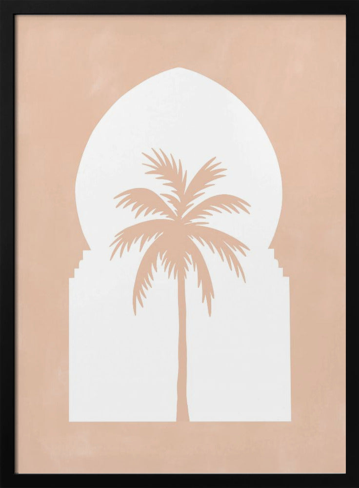 Palm Silhouette Arch | Poster