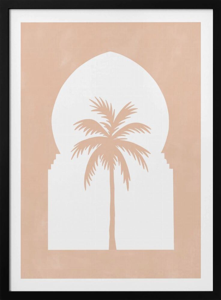 Palm Silhouette Arch | Poster