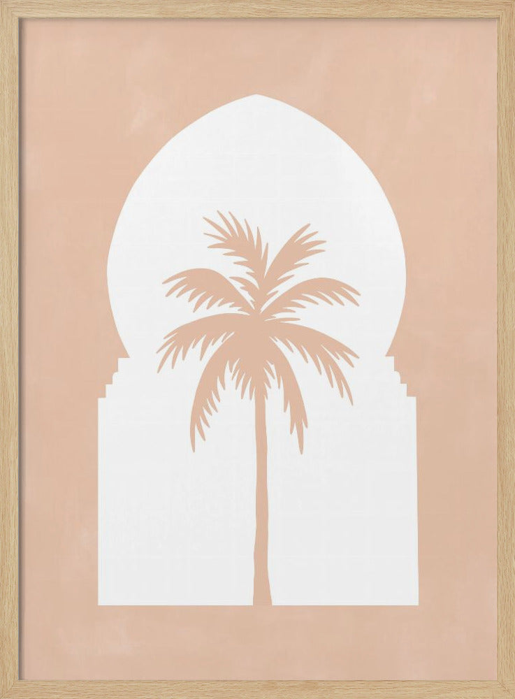 Palm Silhouette Arch | Poster