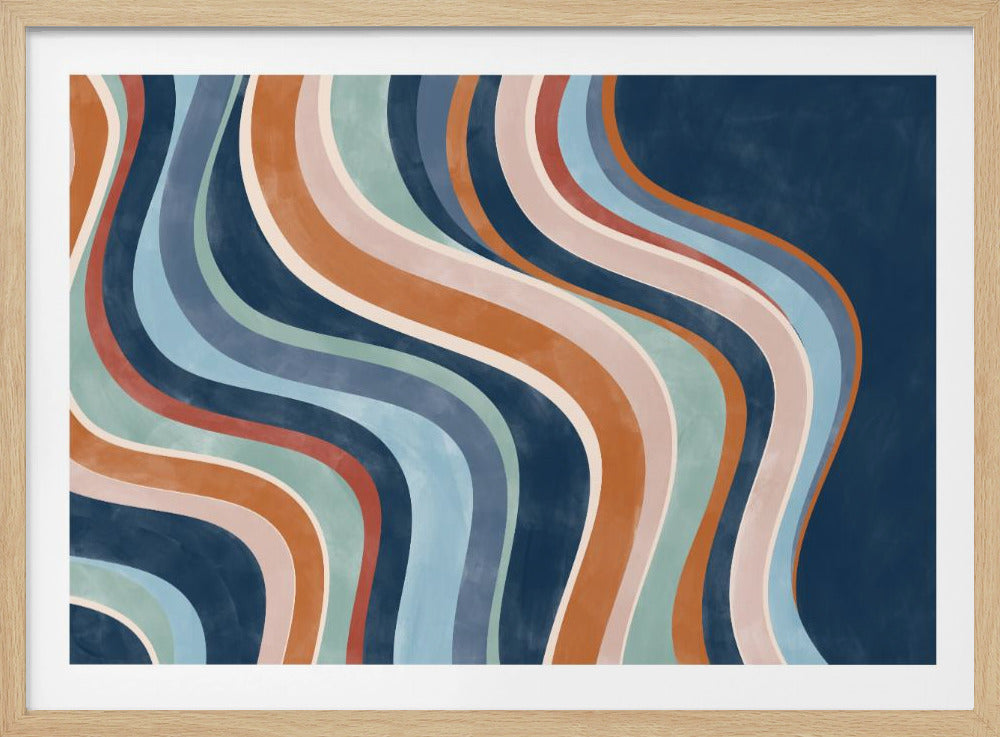 Flowing Stripes | Poster