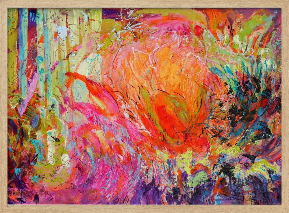 Vivid Petal Whispers | Poster