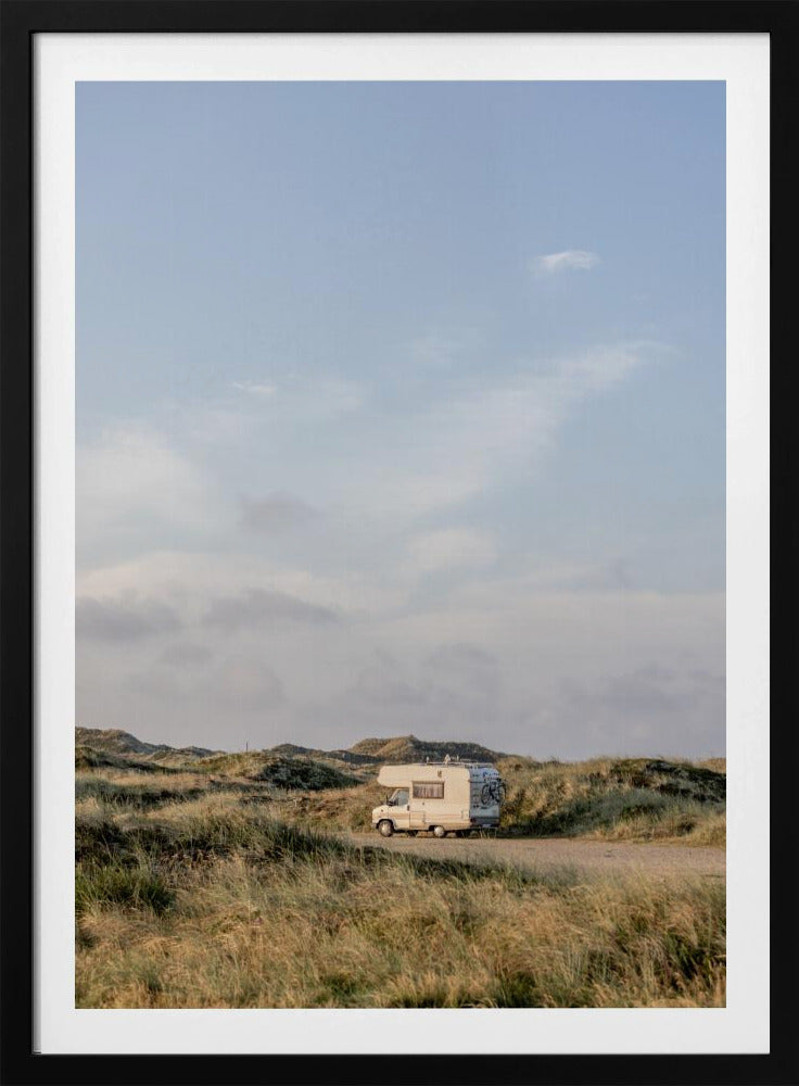 Caravan In the Dunes | Poster