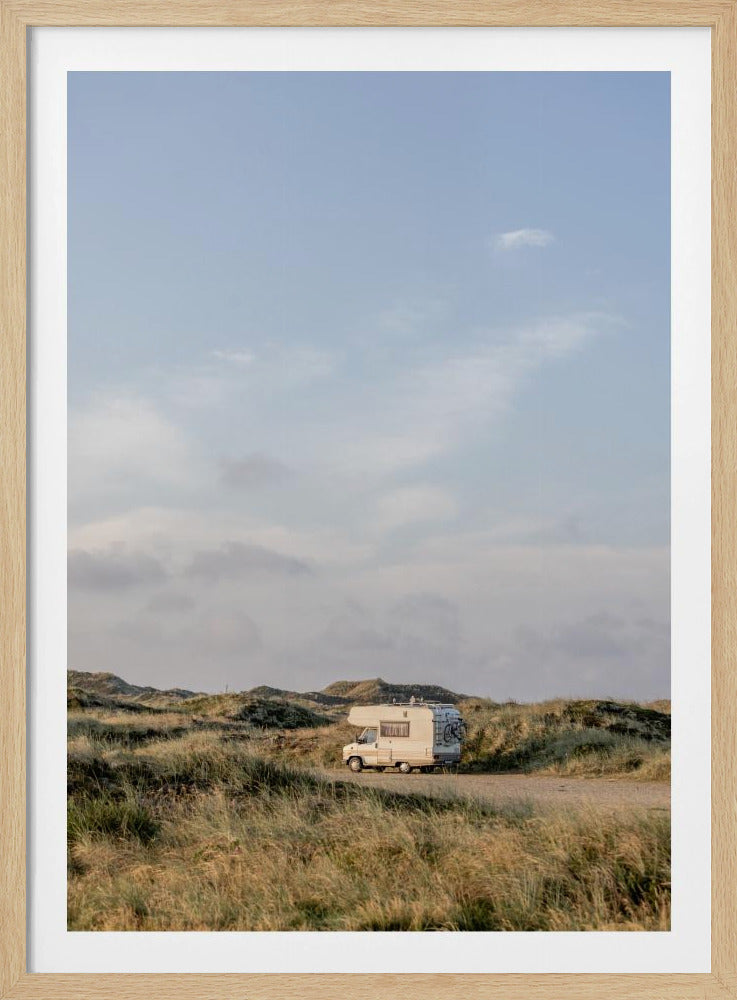 Caravan In the Dunes | Poster