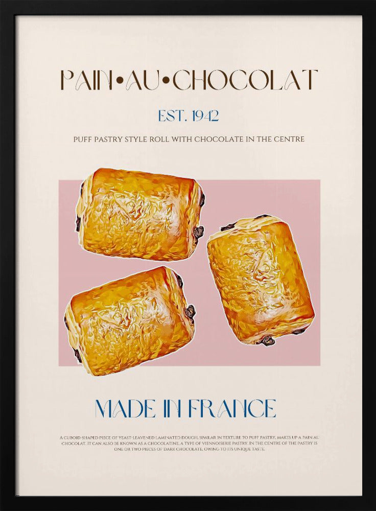 Pain Au Chocolat Delight | Poster