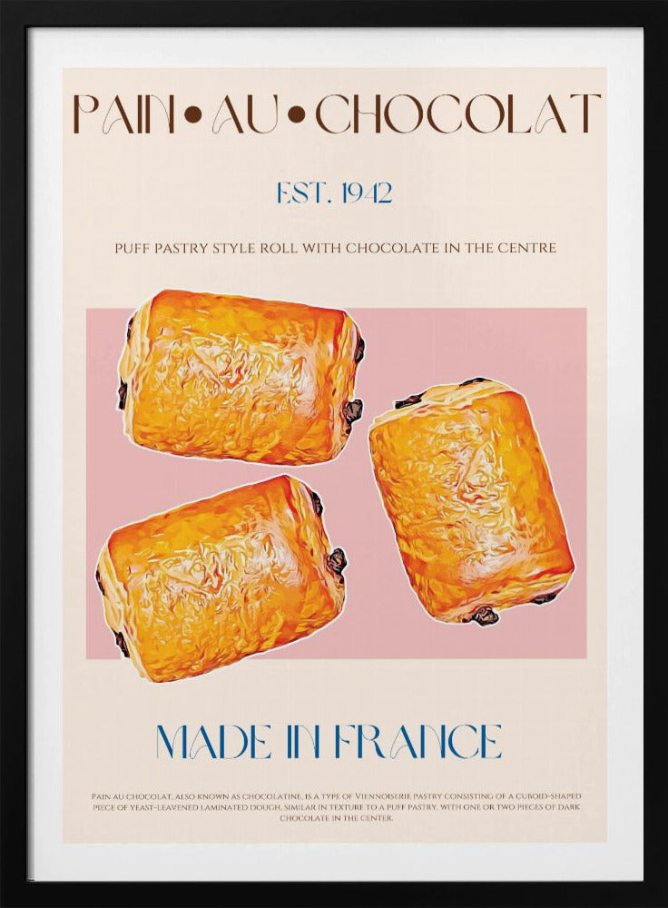 Pain Au Chocolat Delight | Poster