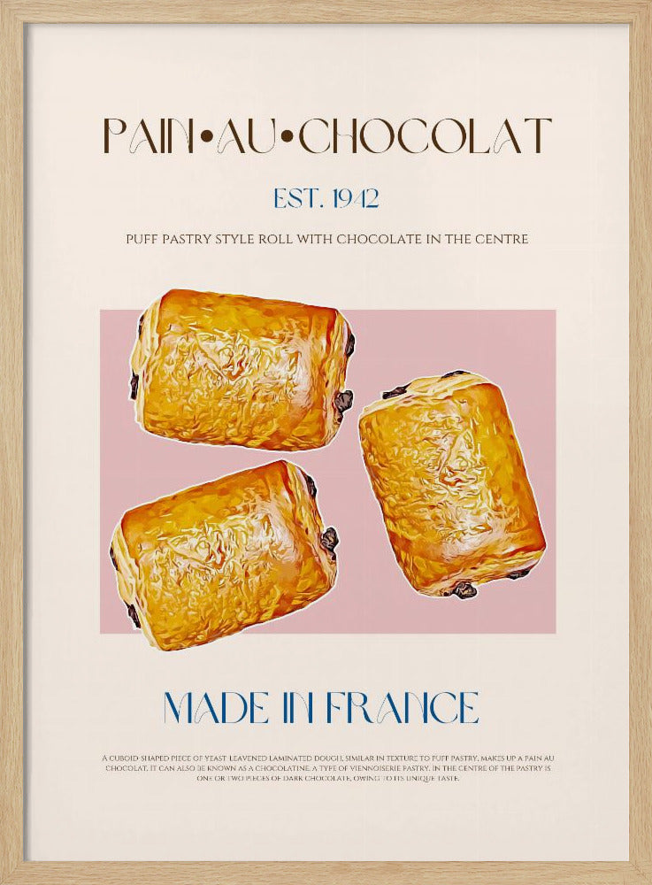 Pain Au Chocolat Delight | Poster