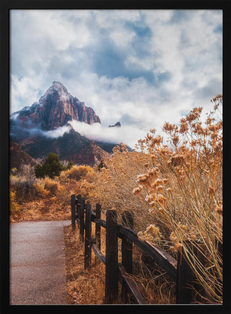 The trail to the rock | Poster