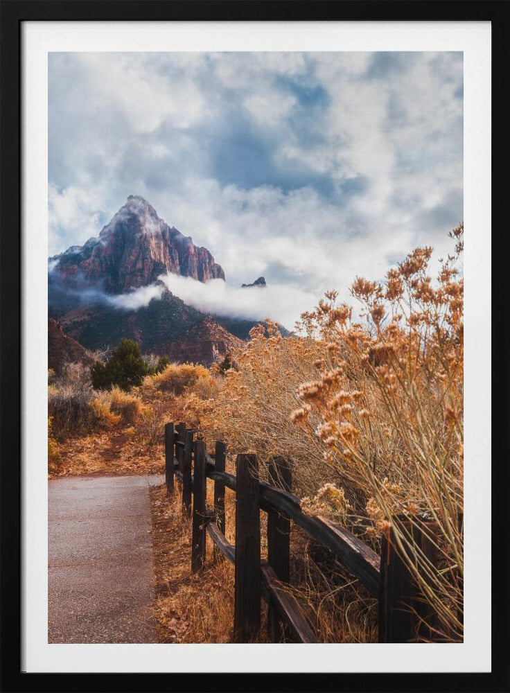 The trail to the rock | Poster