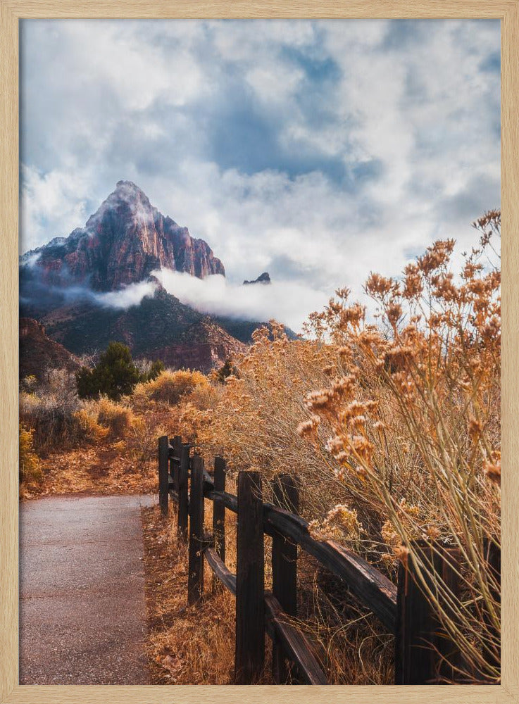 The trail to the rock | Poster