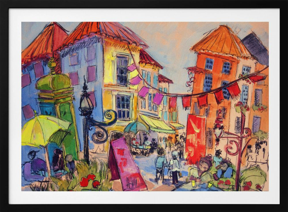Vibrant Street Scene | Poster