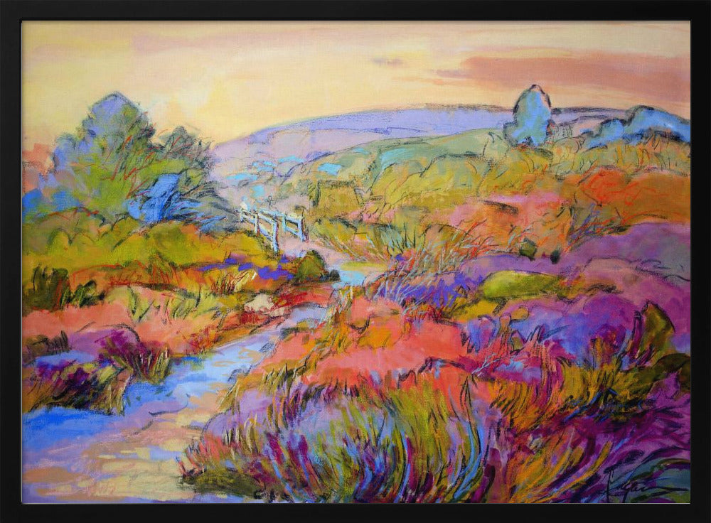 Vibrant Meadow Path | Poster