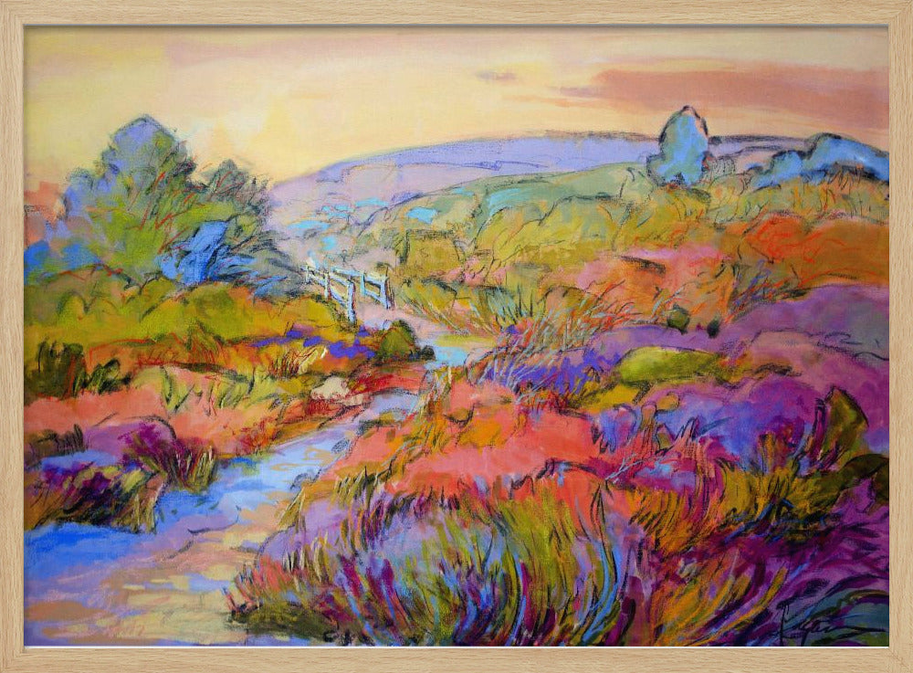 Vibrant Meadow Path | Poster