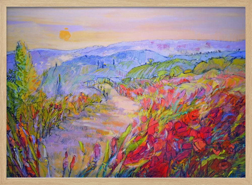 Sunlit Pathway | Poster