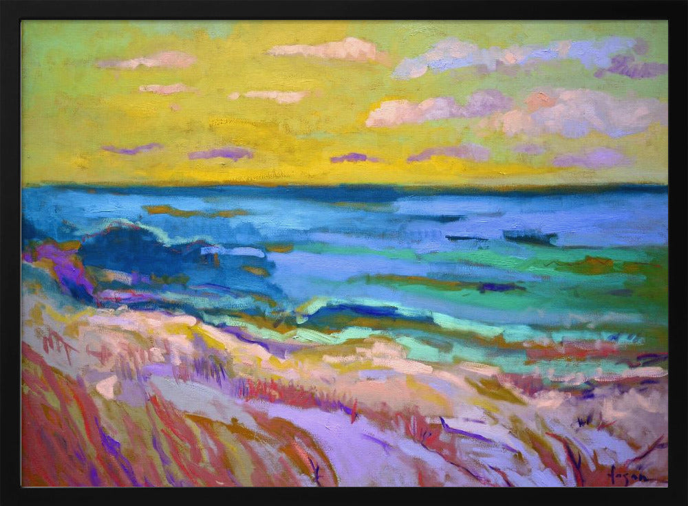 Coastal Landscape at Sunset | Poster