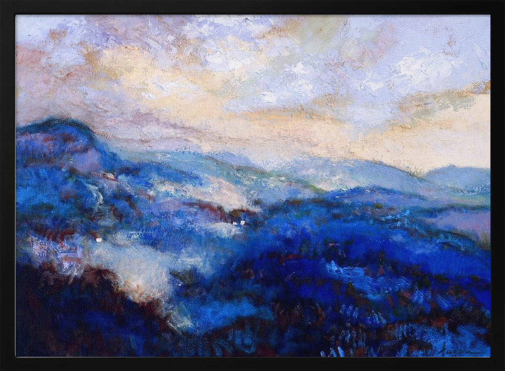 Ethereal Bluescape | Poster