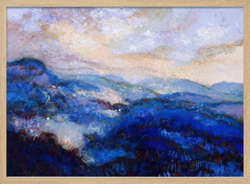 Ethereal Bluescape | Poster