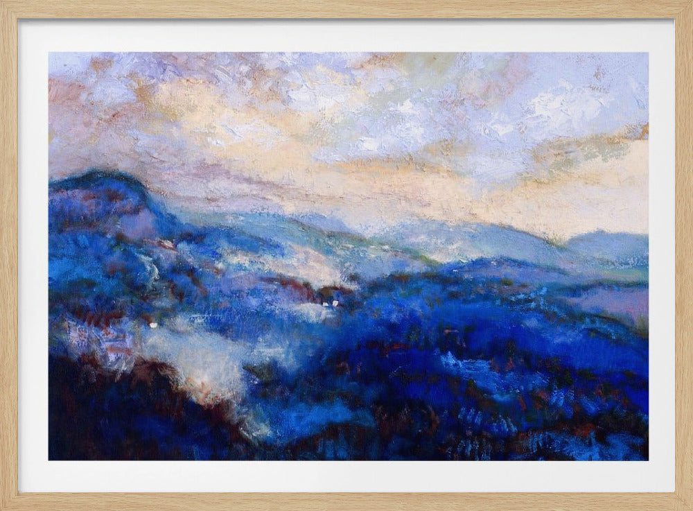 Ethereal Bluescape | Poster