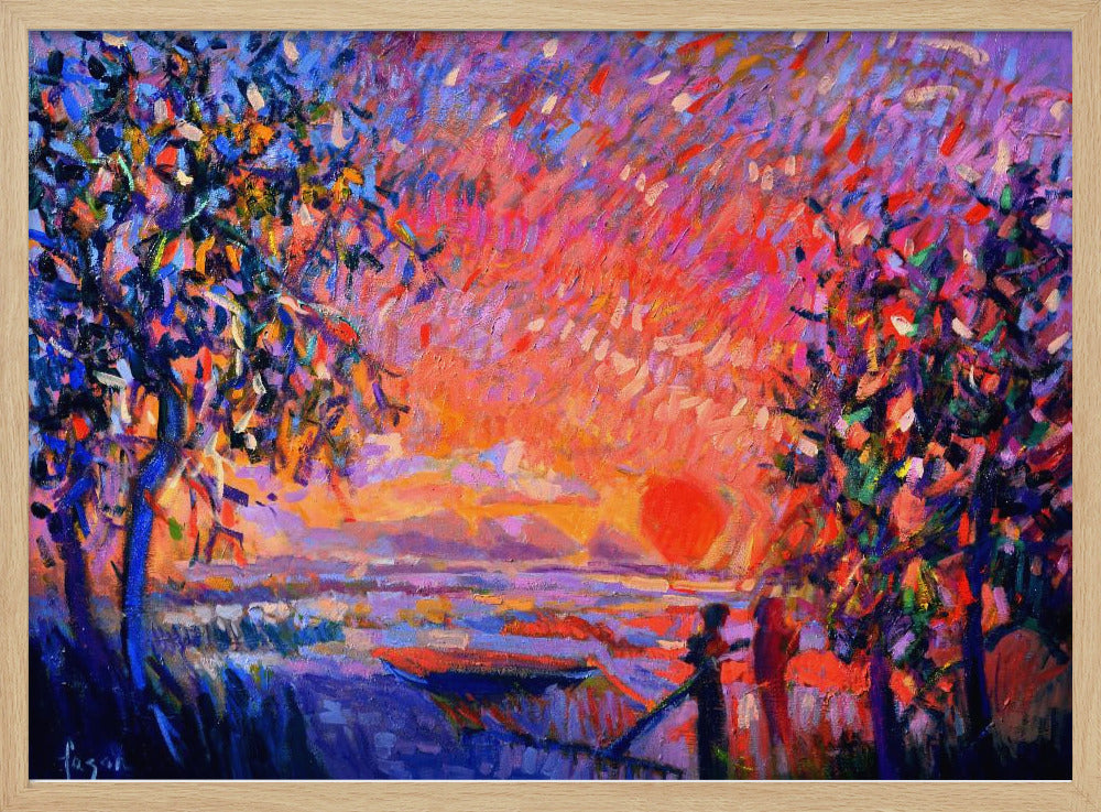 Vibrant Evening Glow | Poster