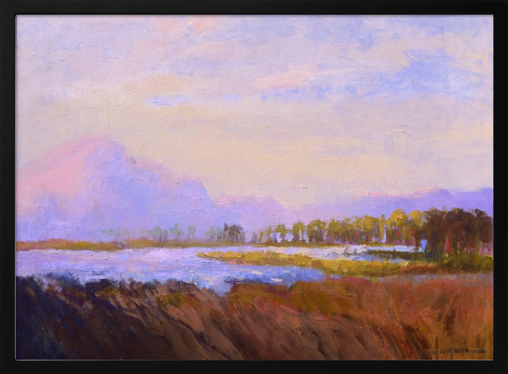 Serene Pastel Landscape | Poster