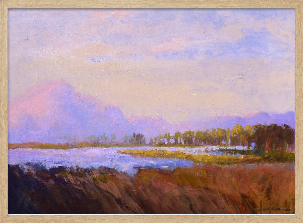 Serene Pastel Landscape | Poster