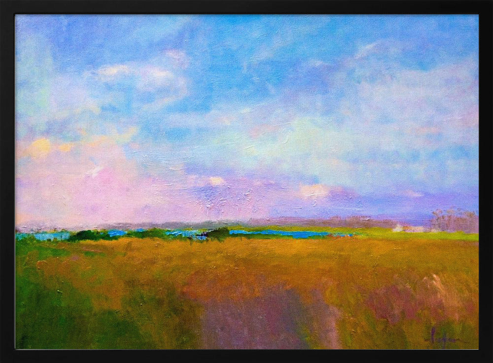 Amber Skyline | Poster