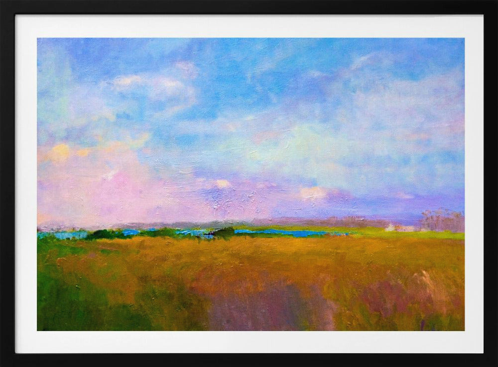 Amber Skyline | Poster