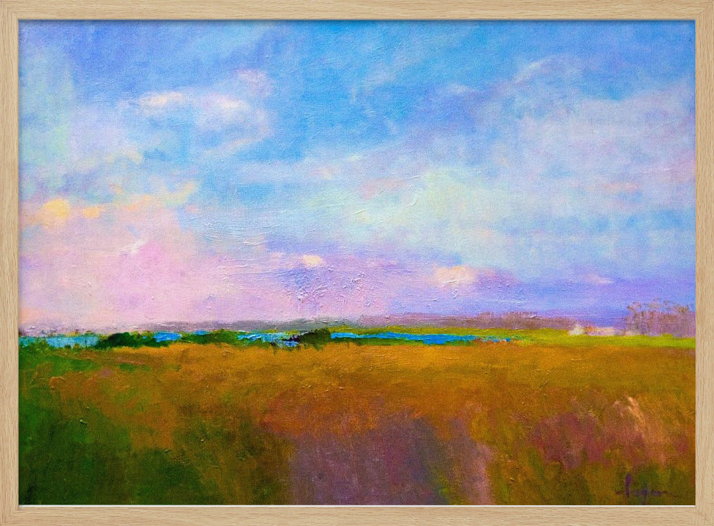 Amber Skyline | Poster