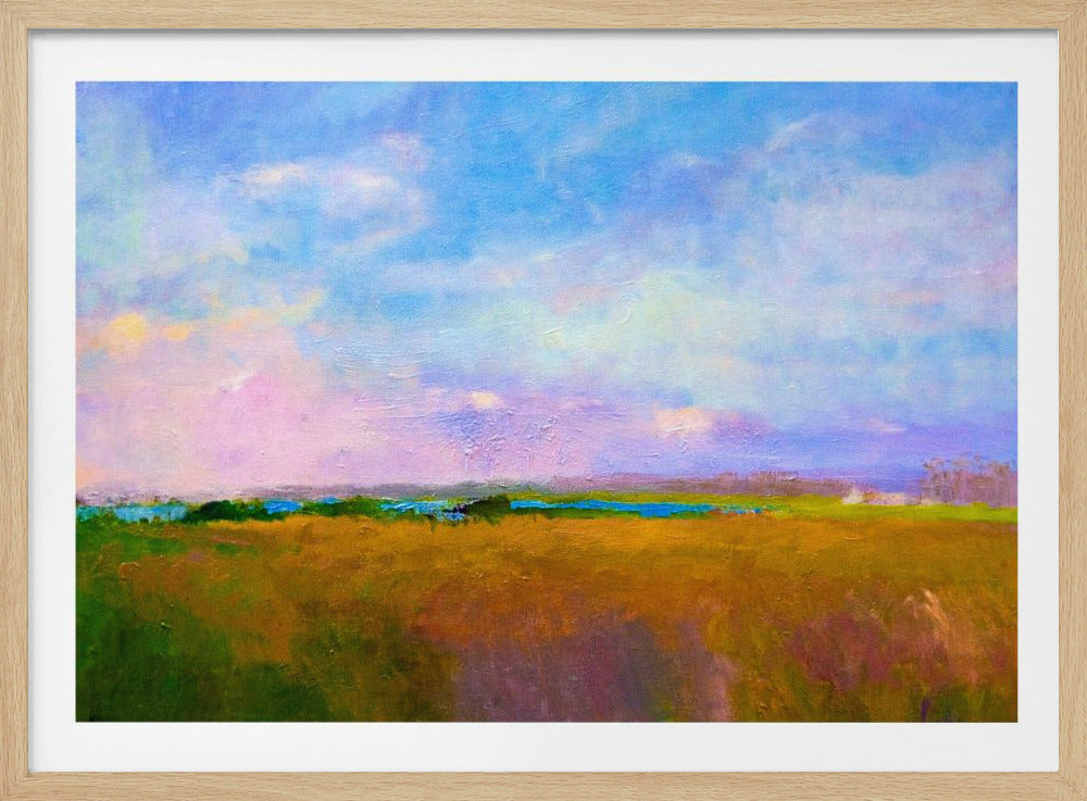 Amber Skyline | Poster