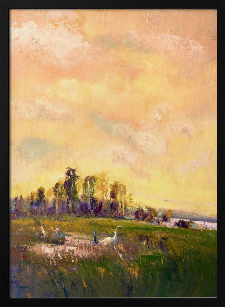 Sunlit Meadowscape | Poster