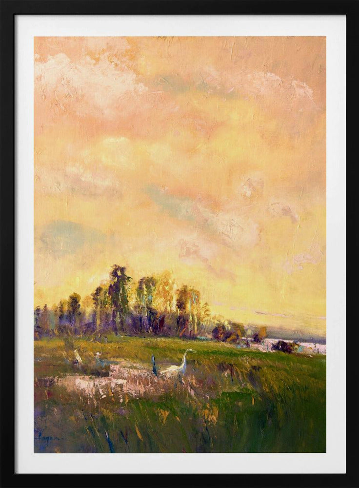 Sunlit Meadowscape | Poster