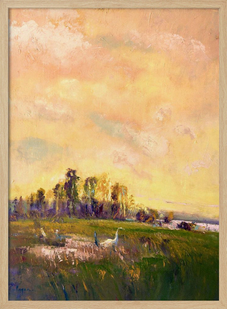 Sunlit Meadowscape | Poster