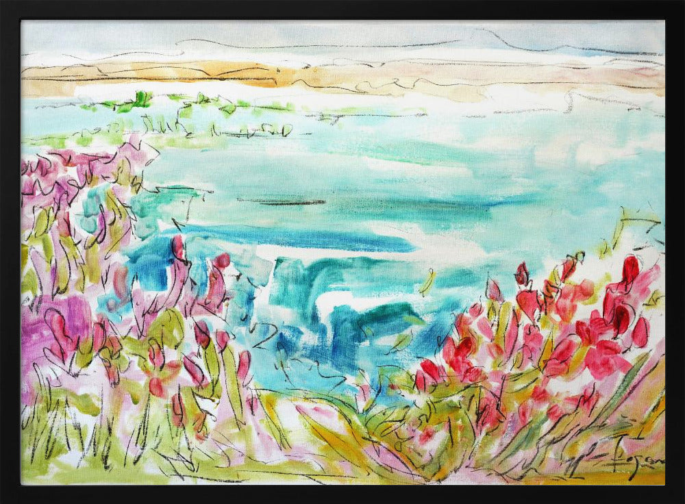 Vibrant Lakeside | Poster