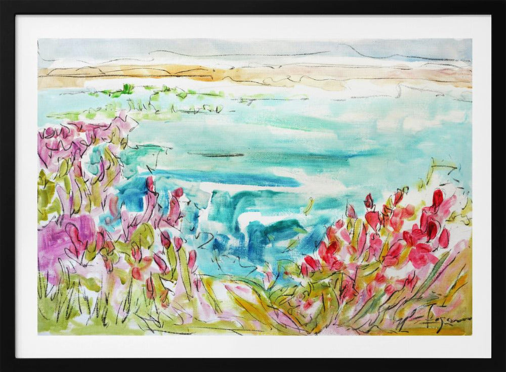 Vibrant Lakeside | Poster