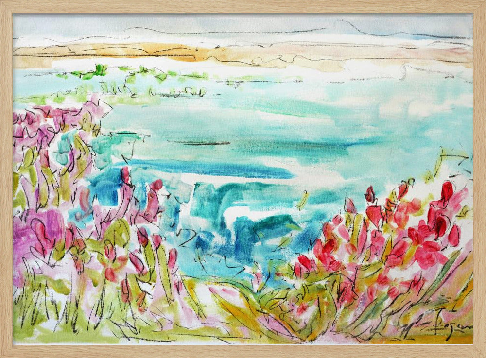 Vibrant Lakeside | Poster