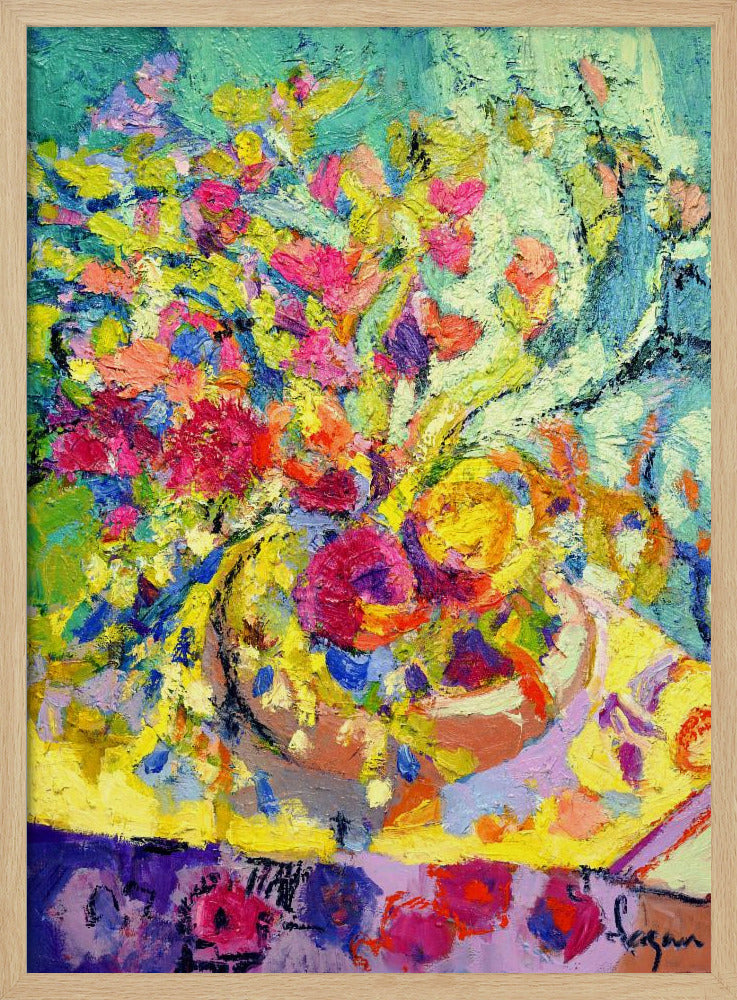 Radiant Floral Harmony | Poster