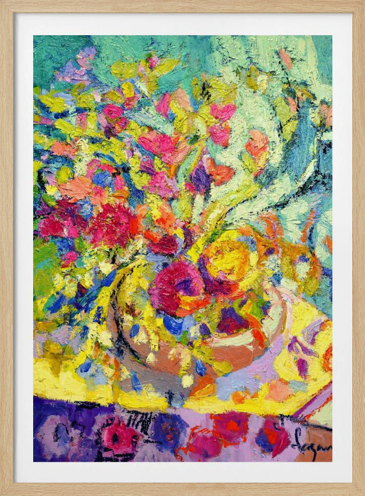 Radiant Floral Harmony | Poster