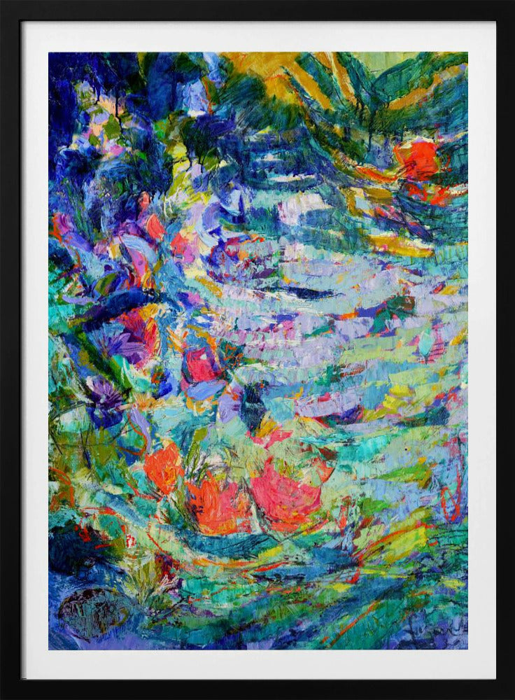 Luminous Petal Cascade | Poster