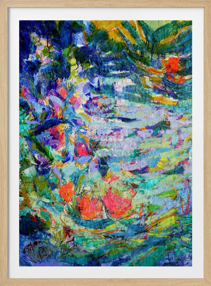 Luminous Petal Cascade | Poster