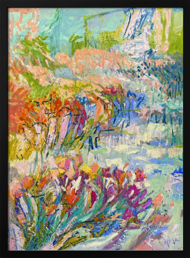 Vibrant Garden Path | Poster