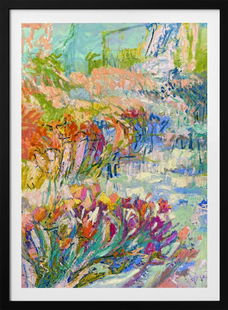 Vibrant Garden Path | Poster