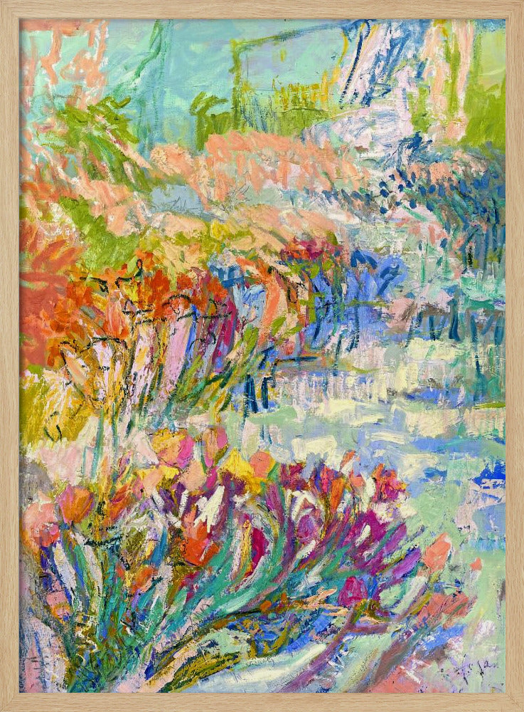 Vibrant Garden Path | Poster