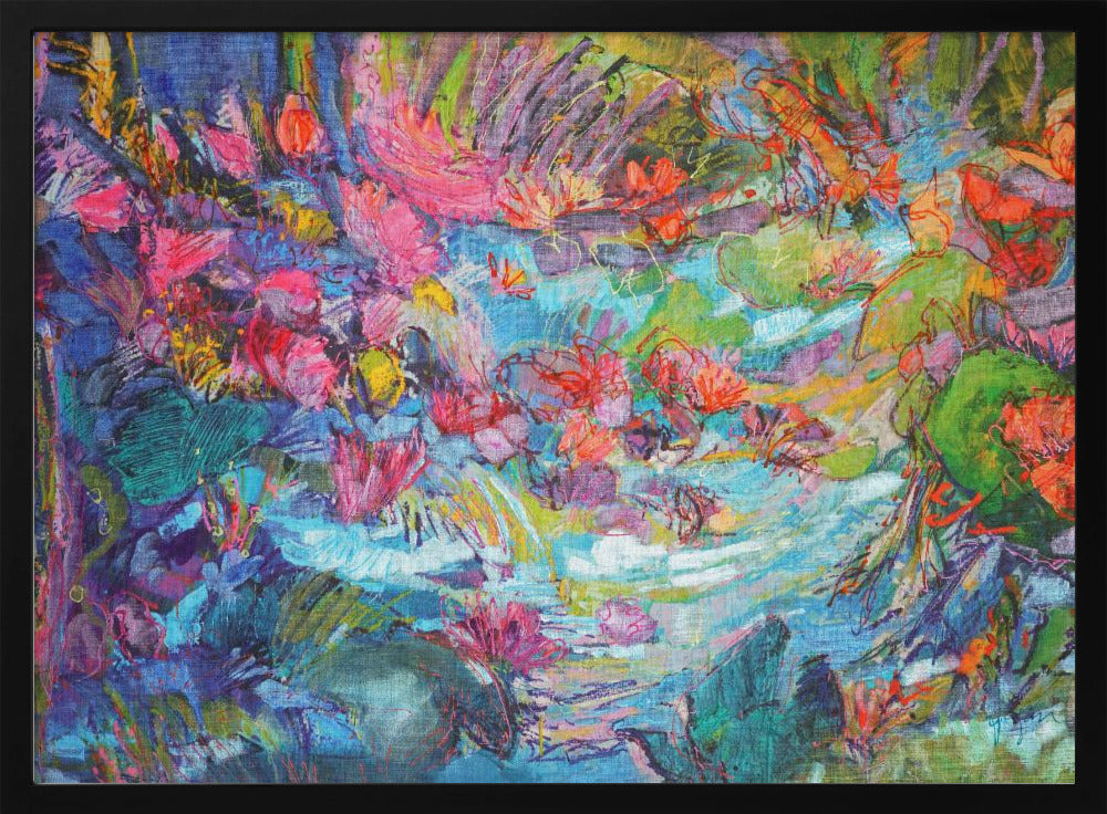 Vibrant Garden Flow | Poster