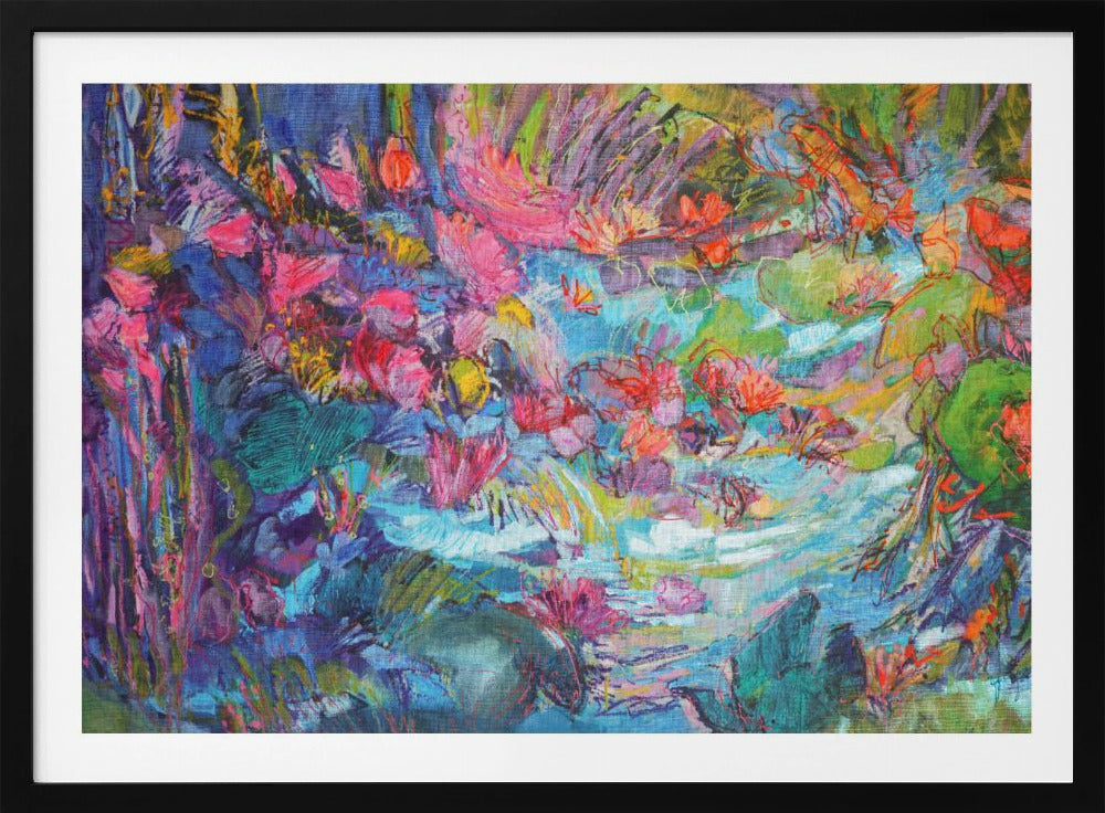 Vibrant Garden Flow | Poster