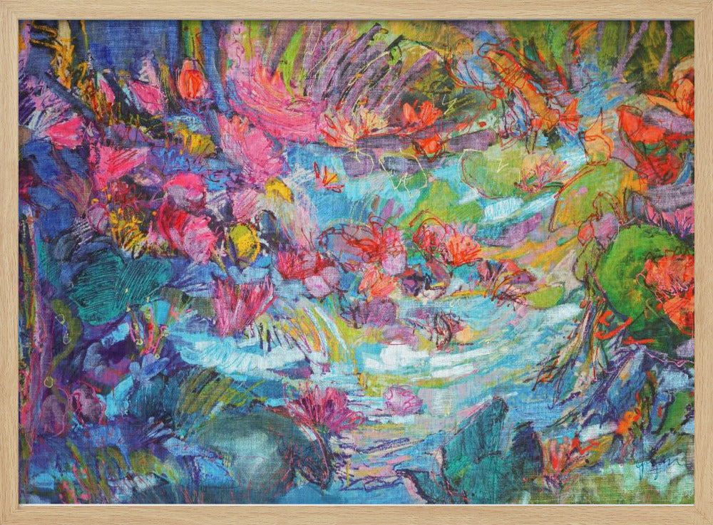Vibrant Garden Flow | Poster