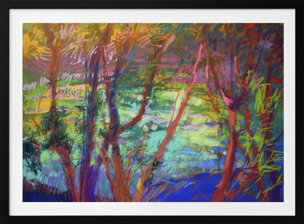 Vibrant Forest Flow | Poster